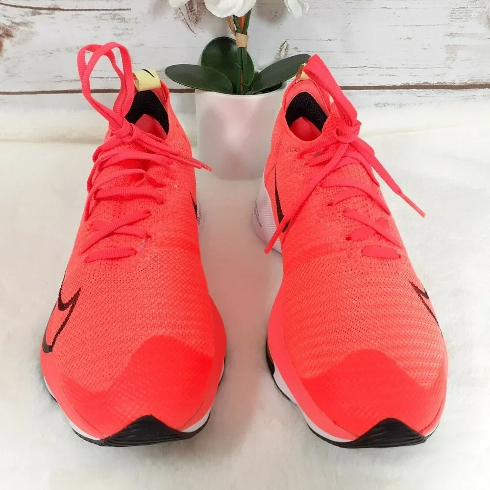 Nike Air Zoom Tempo FK CJ2102-800 Girls Bright Mango Running Shoes Sz 6Y / 7.5W - Picture 3 of 9